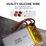 Rechargeable 3.7 V Lipo Battery 180mah 402030 Kc Un38.3 Certified