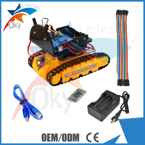 Intelligent Electric Car Chassis Android Mobile Phone Controlled With Plastic