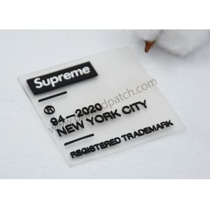 OEM ODM Washable Silicone Rubber Labels Embossed PVC Badge Patch