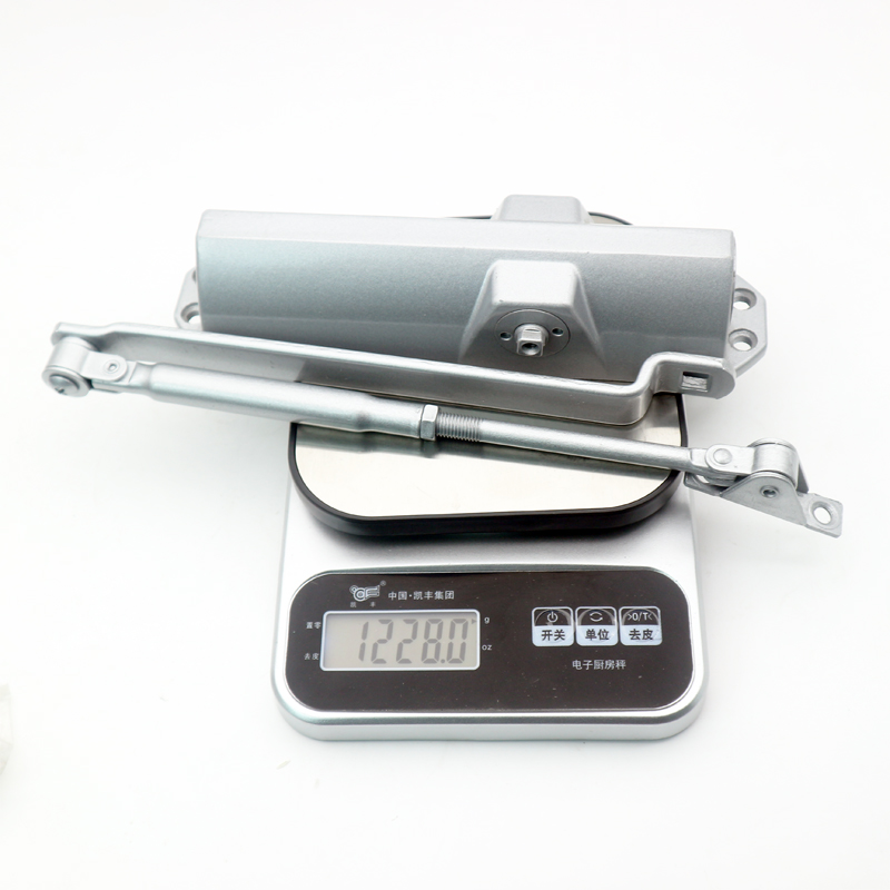 Heavy Duty Aluminum Automatic Door Closer Ferme Porte Automatique with Silver Printing