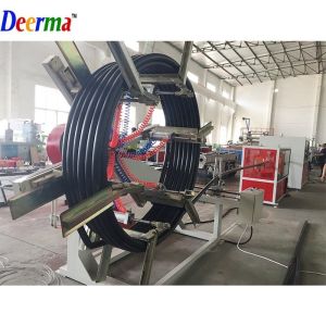 China 160mm - 250mm HDPE Pipe Machine 80kw HDPE Pipe Manufacturing Machine on sale