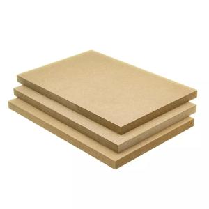 China 1220*2440mm Wood Based Panels Plain Mdf Board 18mm 3mm 12mm factory
