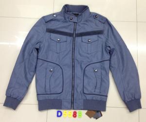 China 558 Men's pu jacket coat stock factory