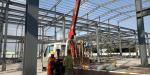 Welded H Section Steel Portal Frame Building , Seismic Grade 10 Metal Frame