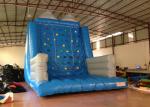 Kindergarten School Inflatable Rock Climbing Wall Double Stitching 5 X 5 X 6m