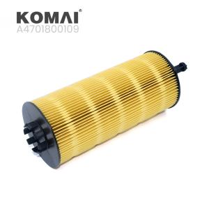China KOMAI A4701800109 Oil Filter Element For Mercedes LF17548 A4701800009 EO-10070 SO7261 factory