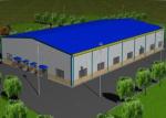 Sliding Door Warehouse Prefabricated Steel Structure Workshop Building