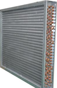 China High Efficiency Aluminum Fin Heat Exchanger / Copper Pipe Fin Fan Condenser factory