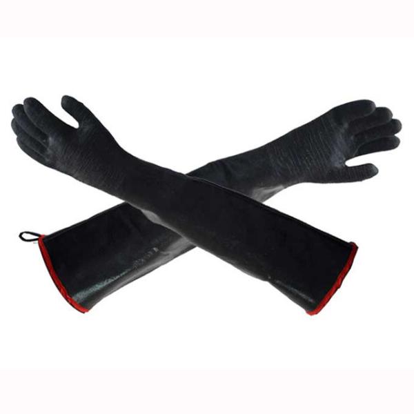 Soft Chemical Resistant PVC Work Gloves , All Weather Work Gloves Customized