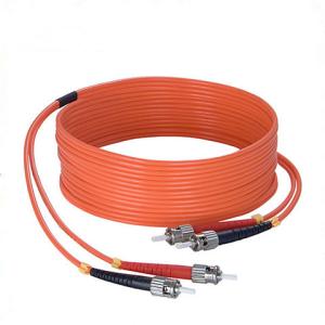 China 3.0mm CATV Fiber Optic Patch Cord Optical Patch Cables ST ST MM OM3 factory