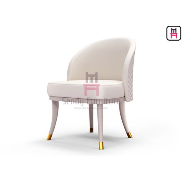 China Fully Upholstered Velvet Armrest Dining Chair with Hardware Fitting factory