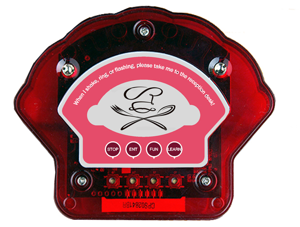 433mhz anti-interference wireless cafe and restaurant coaster pagers system factory from china