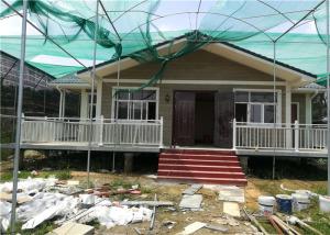 China Cement Board Wall Prefab Steel House With Bottom Base Customized Size factory