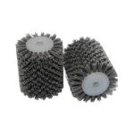 Woodworking Abrasive Wheel Brush Nylon Bristle Roller Ciruclar Brush For Wood