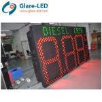 110 230VAC 60inch Red Amber Green Blue White Oil Led Gas Display For Petrol