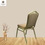 Comfortable Indoor Living Mall Metal Frame Door Garden Banquet Chair