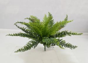 China Poisonless 18 Leaves Home Decoration Faux Fern Branch factory