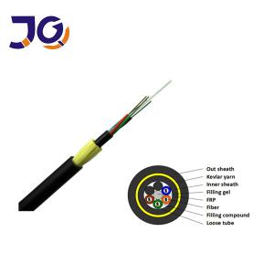 China ADSS Overhead All Dielectric Fiber Optic Cable Single Mode 96 Core factory
