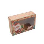 Empty Single Wall Cardboard Kraft Festival Gift Boxes Christmas Cookie Candy