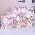 Low cost wedding gift packaging paper bag logo print cash on sale customsied