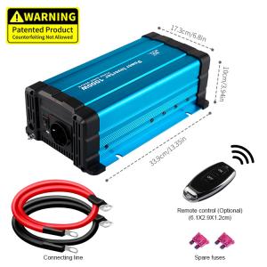 China 12v dc ac 220v pure sine wave inverter 1000W factory