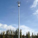 Signal Communication Lightning Protection GSM Monopole Steel Tower