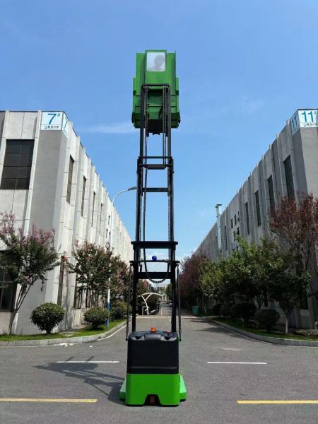 Capacity 600 KG Warehouse Electric Pallet Picker Lift Height 6000 Meters Food