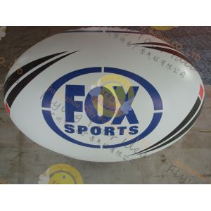 China Attractive 1.5m Inflatable Rugby Ball Helium PVC Wind - Resistant factory
