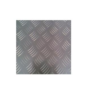China Embossed Stainless Steel Sheet 4x8 Corrugated SS 304 Plate factory