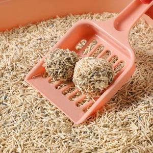 China Red Pink Blue Green Grey Bentonite Tofu Litter Mixed Cat Litter factory