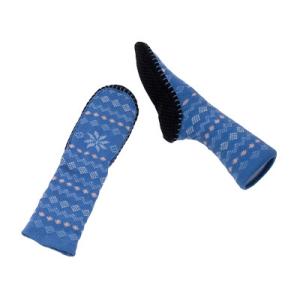 China Anti Slip Acrylic Aloe Infused Spa Socks Indoor Long Stockings factory
