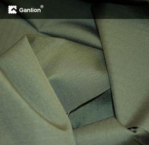 China 180GSM Nylon Cotton Spandex Anti Bacterial Fabric Ripstop 2*2 factory