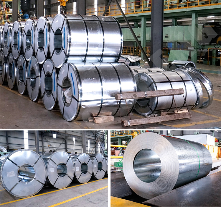 30-275g/m2 Zinc Coated Hot Dipped Galvanized Steel Coil with Tolerance of ±1% DX51D Z180g Zero Spangle 0.35*1250mm Size