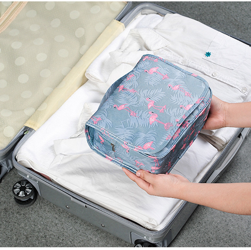 Direct Supplier Bulk Colorful Printing Oxford Toiletry Bag Hanging