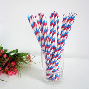 China 1.2x230mm Bubble Tea Paper Straws Eco Friendly Food Grade factory