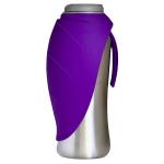 Silicone Leaf Shaped Bowl Portable Pet Water Bottle Stainless Steel Puppy Hot