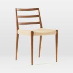 Solid Wood Woven Cord Dining Chair for School Furniture in Nordic Modern