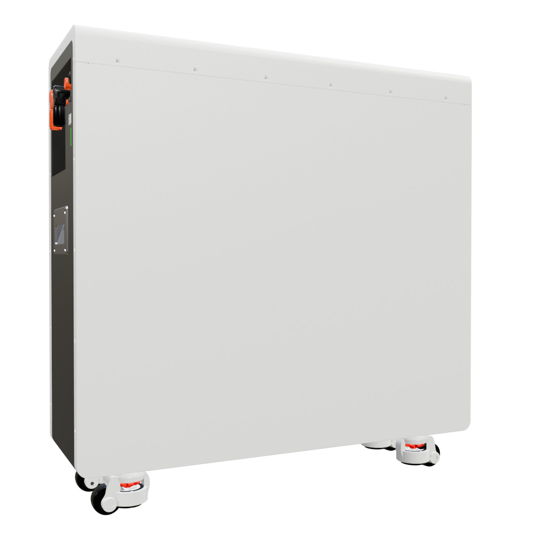 All White Floor Standing LiFePO4 Home Battery System