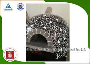 China Hotel Restaurant Pizza Oven Italy Gas Heating Lava Rock Commercial factory