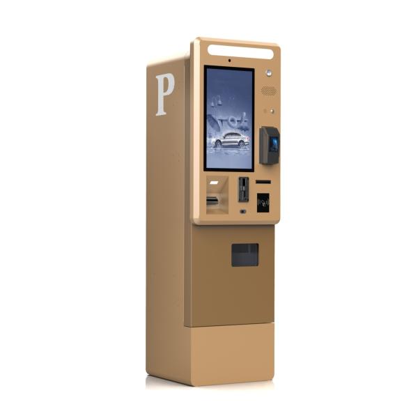 Parking Payment Station With 21.5 Inch High Brightness Touch Screen And Cash