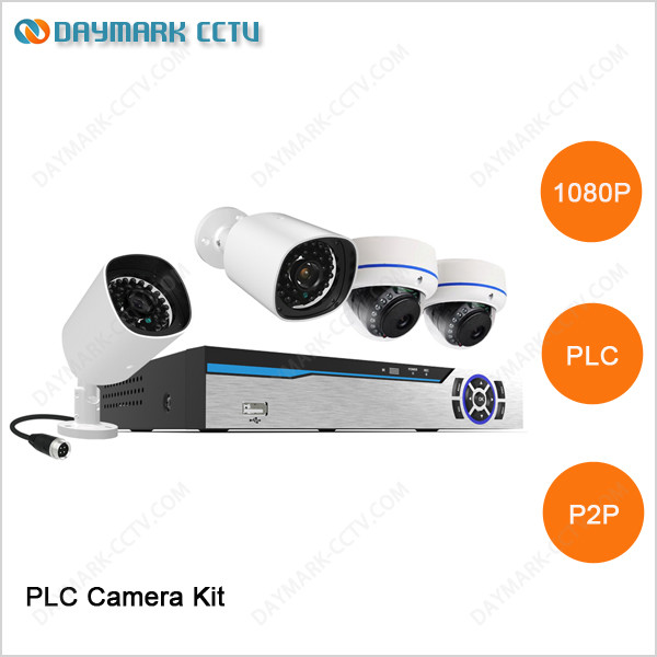 China 2 megapixel power line communication PLC ip cctv camera security system factory