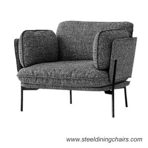 750mm 850mm Linen Fabric Upholstered Restaurant Chairs