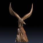 2016 high quality bronze animal statue of bronze eagle statue for sale