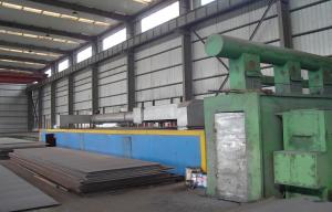 China Customized 75kw Small shot blasting machine , steel surface cleaning machinery factory