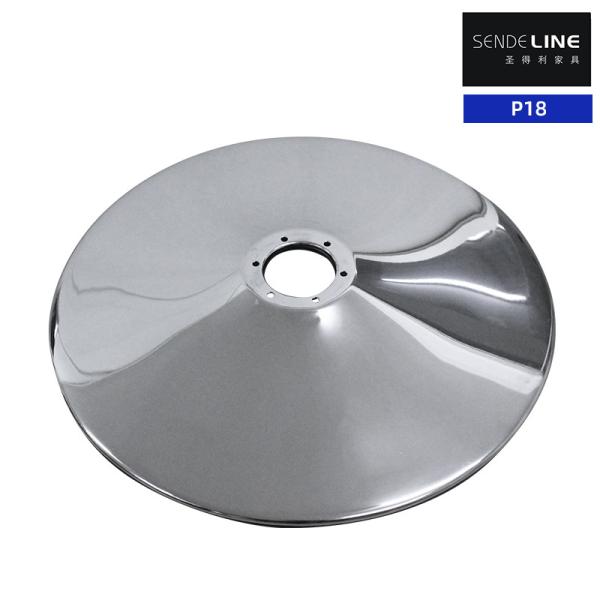 Chrome Roundness Barber Chair Base For Salon Styling Seat 520/550mm Specificatio