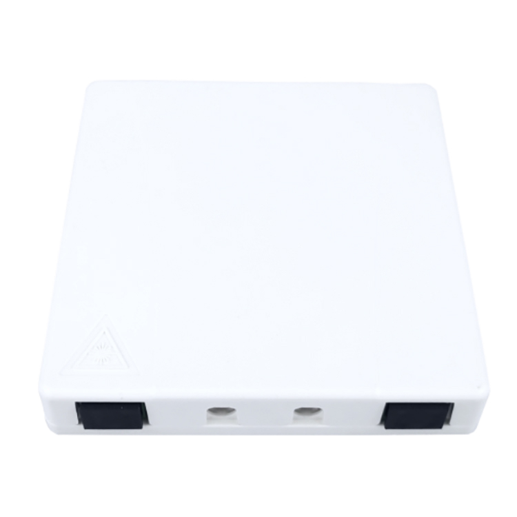 2 Cores UPC Plastic Fiber Optic Faceplate Socket Panel for Indoor in FTTH Network