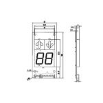 Manufacturers Best Quality Elevator Board Panel Floor Components Binary 7