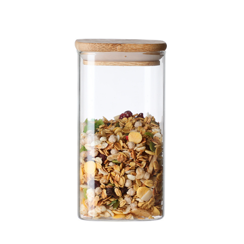 Eco Friendly 65mm 50ml Glass Food Storage Jars With Cork Lids