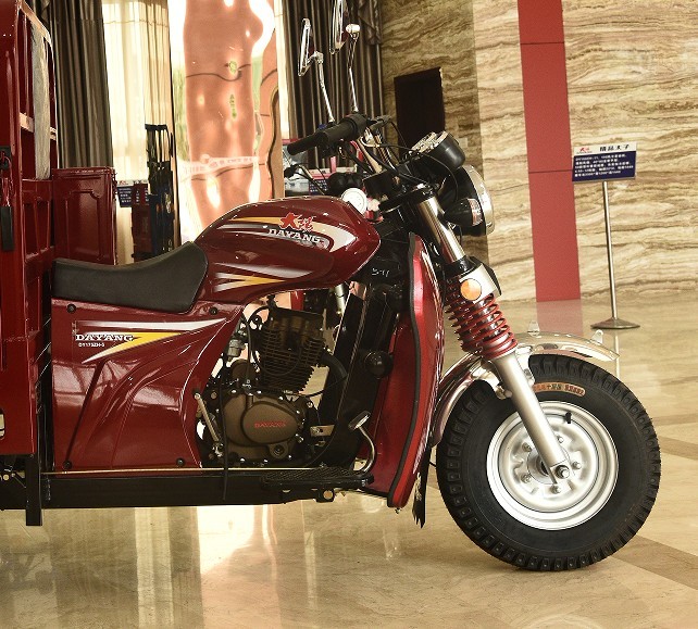800 KGS DAYANG Gasoline Tricycle with Lifan 200cc Engine and Rear Axle Semi Floating