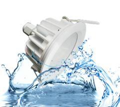 China led down light 5w waterproof PF 0.5 90-265v 400LM IP65 2 years warranty aluminum base bath room used factory